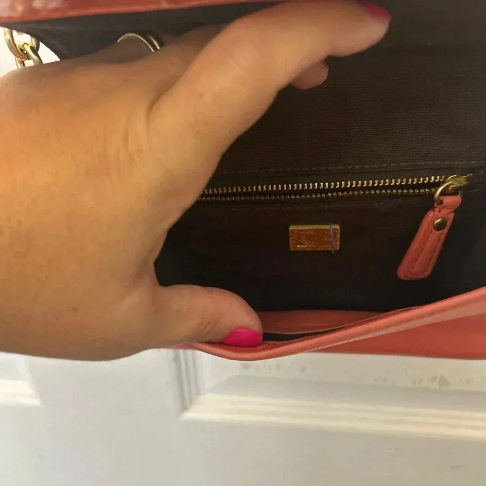 DIANE VON Furstenberg bag Coral Snake skin